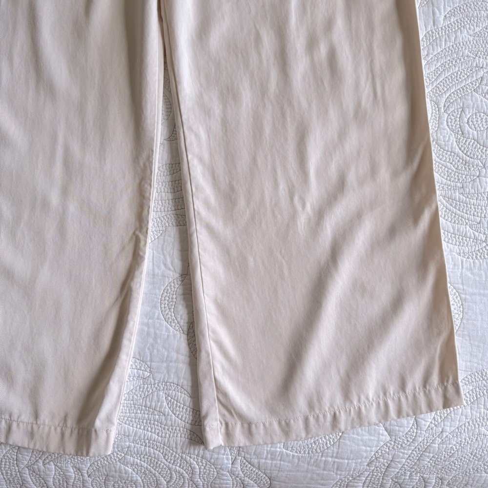 Reformation Wide-Leg Trousers in Beige - Picture 3 of 15